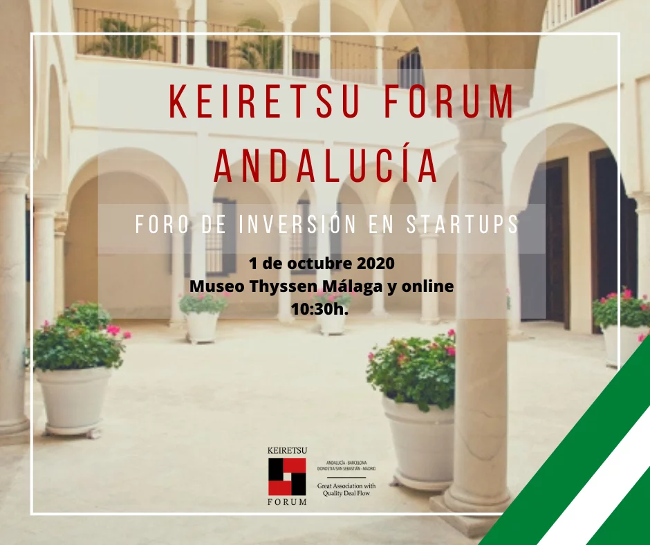 Foro de Inversión para startups en málaga, Andalucía. Keiretsu Forum