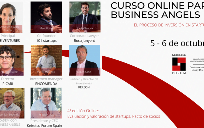 Curso para inversores Business Angels Keiretsu Forum