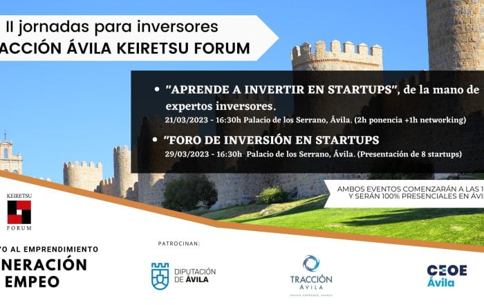 aprende a invertir en startup ávila