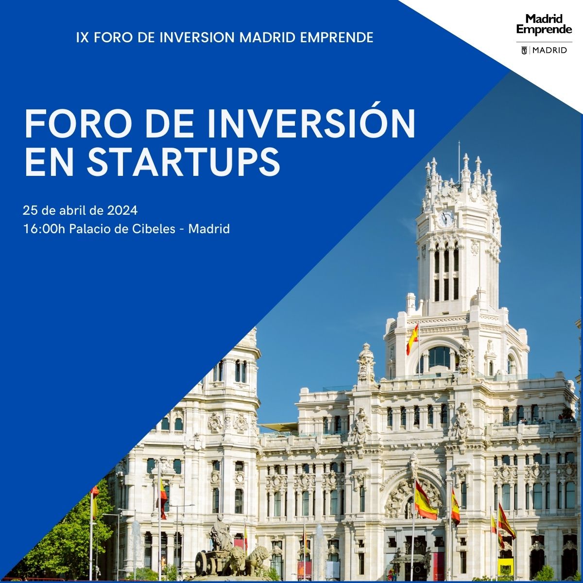 Foro de Inversión en Startups Madrid abril 2024