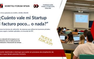 Formación valoración de startups