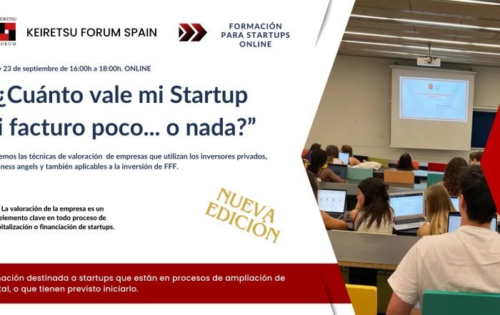 Formación valoración de startups