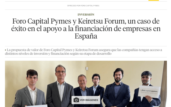 Keiretsu Forum en La Vanguardia: un caso de éxito en financiación empresarial